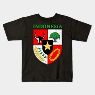 Indonesian Coat of Arms Kids T-Shirt